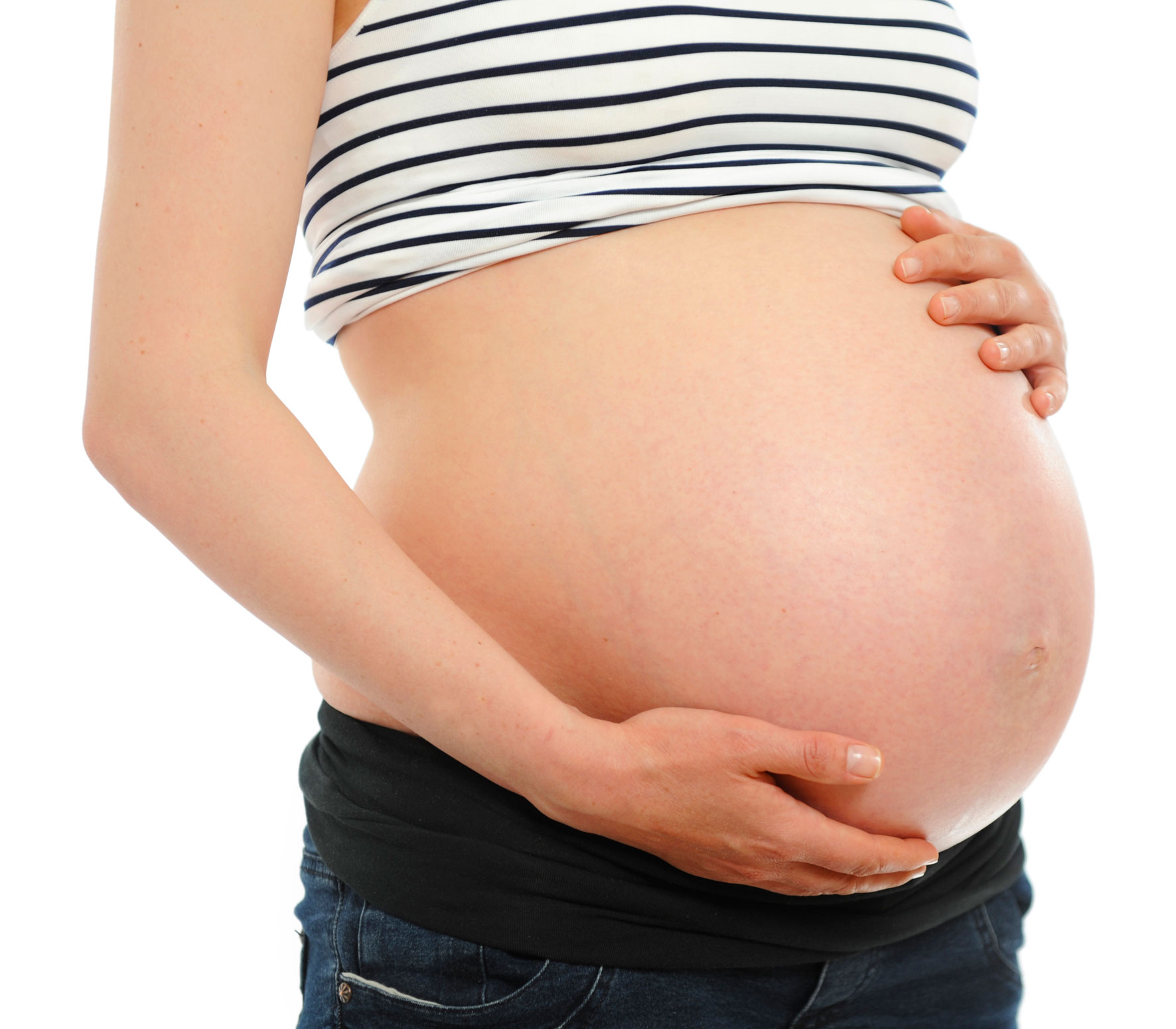 Zwangere buik-kinkhoest vaccinatie